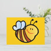 HAPPY LITTLE BUMBLEBEE BEE CARTOON CUTE HONEY INSE (Standing Front)