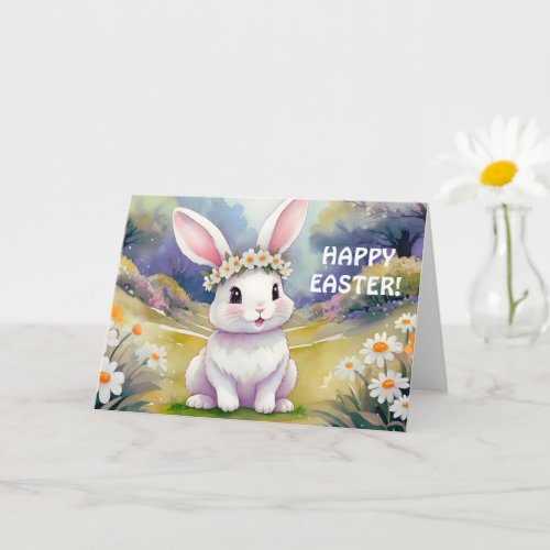 Happy little bunny 2 Easter Card