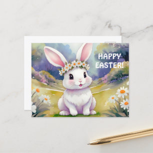 Happy little bunny 2, Easter Postcard