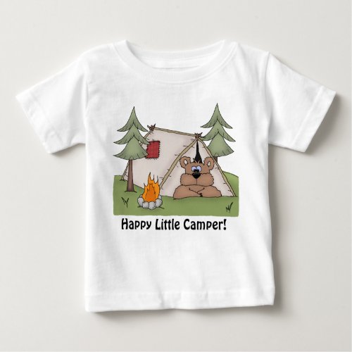 happy little camper baby t_shirt
