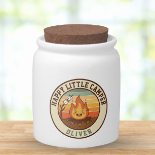 Happy Little Camper Candy Jar