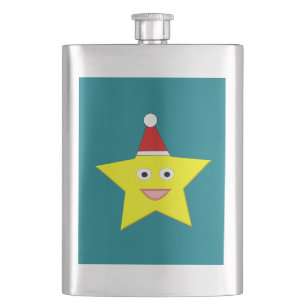 Happy Little Christmas Star Flasks