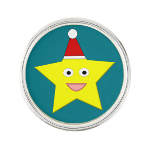Happy Little Christmas Star Lapel Pin