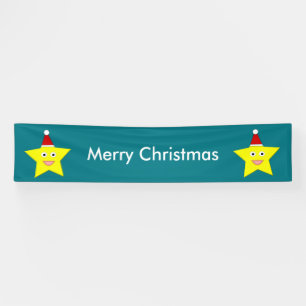 Happy Little Christmas Star Personalized Banner