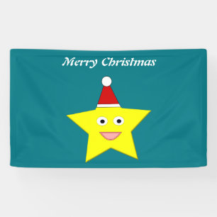 Happy Little Christmas Star Personalized Banner
