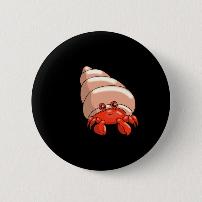 Happy Little Crab Button (Front)