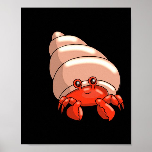 Happy Little Crab Poster (Front)