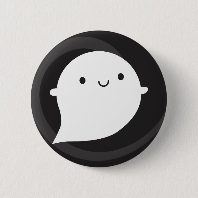 Happy Little Ghost Button (Front)