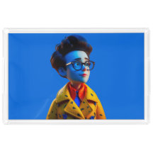 Happy Little Guy Acrylic Tray