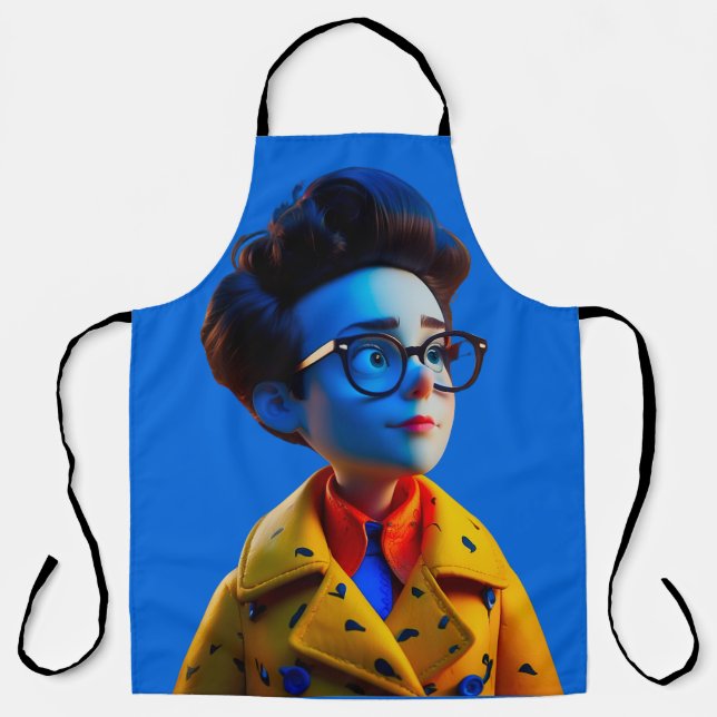 Happy Little Guy Apron (Front)
