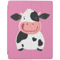 Happy Little Holstein Dairy Cow iPad Smart Cover
