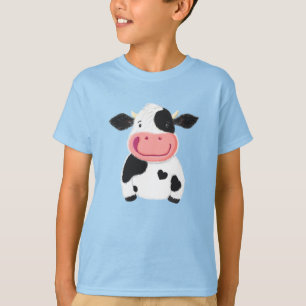 Happy Little Holstein Dairy Cow T-Shirt