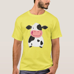 Happy Little Holstein Dairy Cow T-Shirt