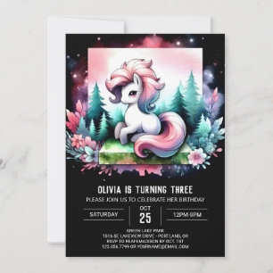 Happy Little Horse Birthday Invitation