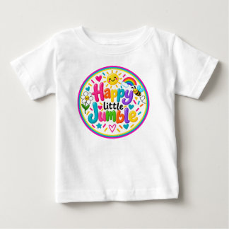 Happy Little Jumble – Colorful Feel-Good Design Baby T-Shirt