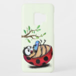 Happy Little Ladybug with Phone - Funny Drawing Case-Mate Samsung Galaxy S9 Case<br><div class="desc">Happy Little Ladybug with Phone - Cartoon Drawing Cute Funny Insect - Choose / Add Your Unique Text / Color - Make Your Unique Gift - Resize and move or remove and add elements with customization tool ! - Drawing and Design by MIGNED. You can also transfer my designs to...</div>