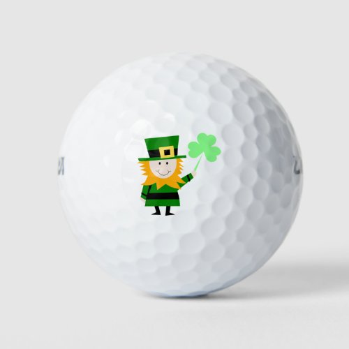Happy Little Leprechaun Golf Balls