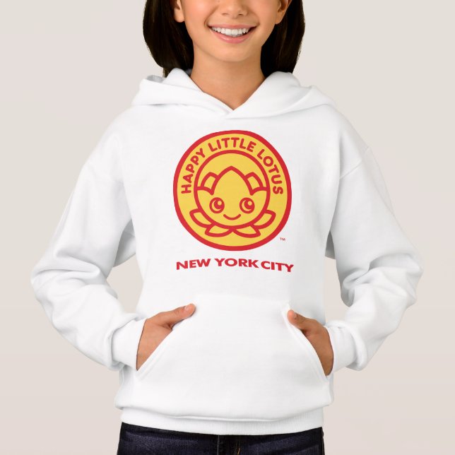 Happy Little Lotus, New York City Hoodie (Front)