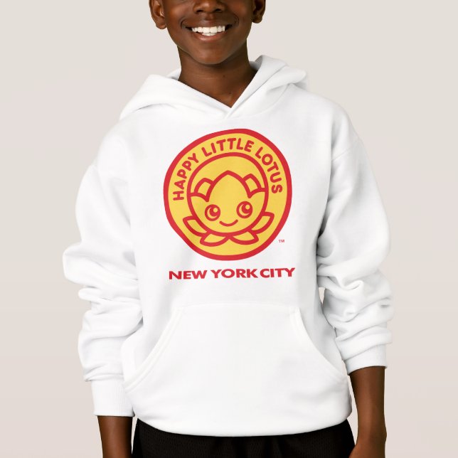 Happy Little Lotus, New York City Hoodie (Front)