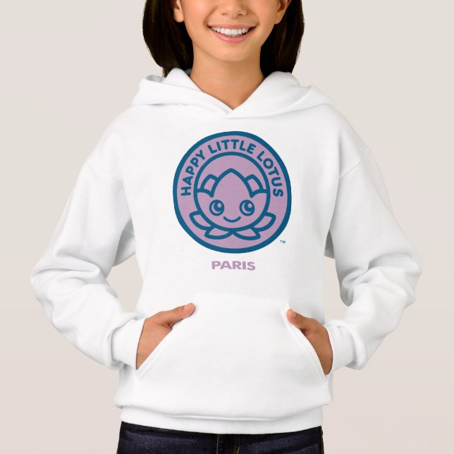 Happy Little Lotus, Paris Hoodie (Front)
