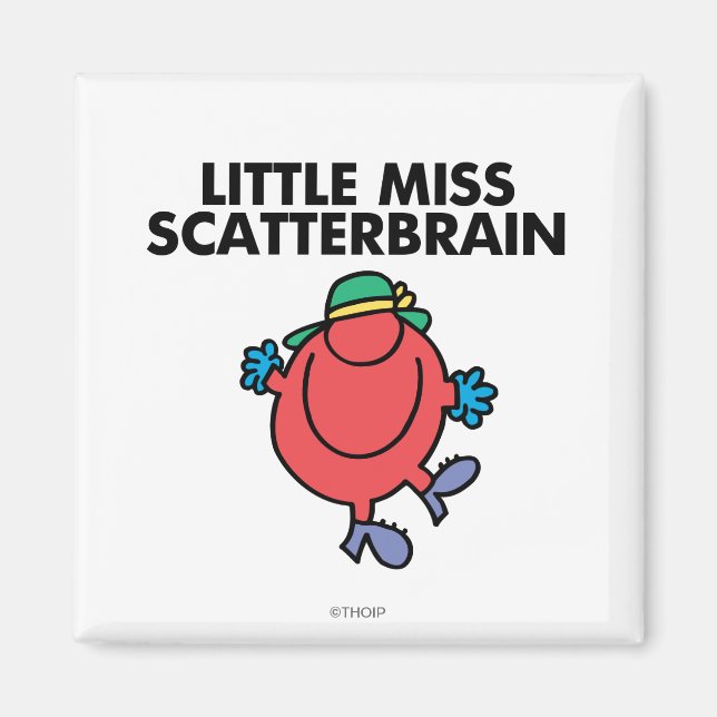 Happy Little Miss Scatterbrain Magnet (Front)