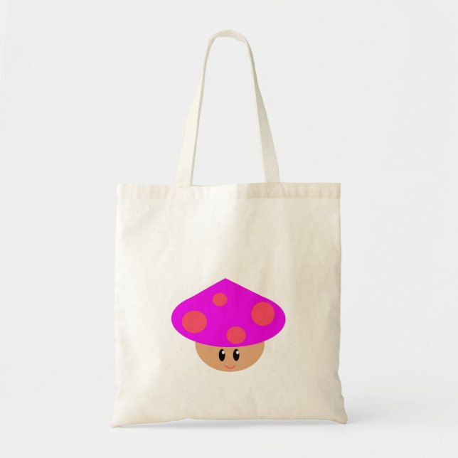 Happy Little Mushroom Budget Tote (Front)