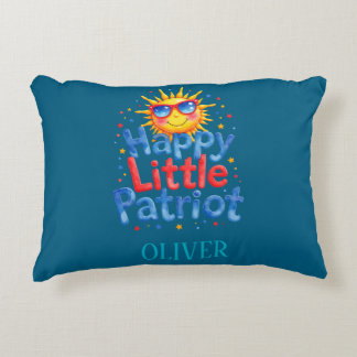 Happy Little Patriot Festive  Baby Accent Pillow