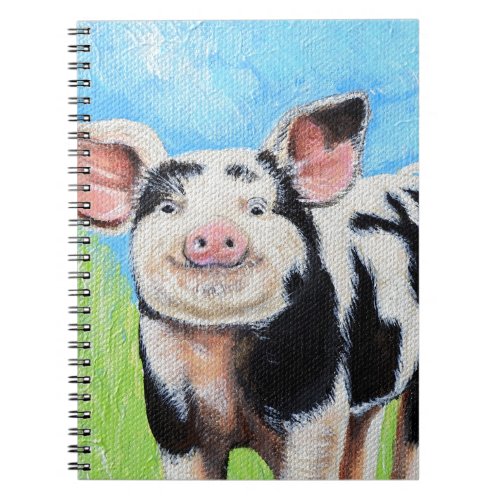 Happy Little Pig Painting Notebook