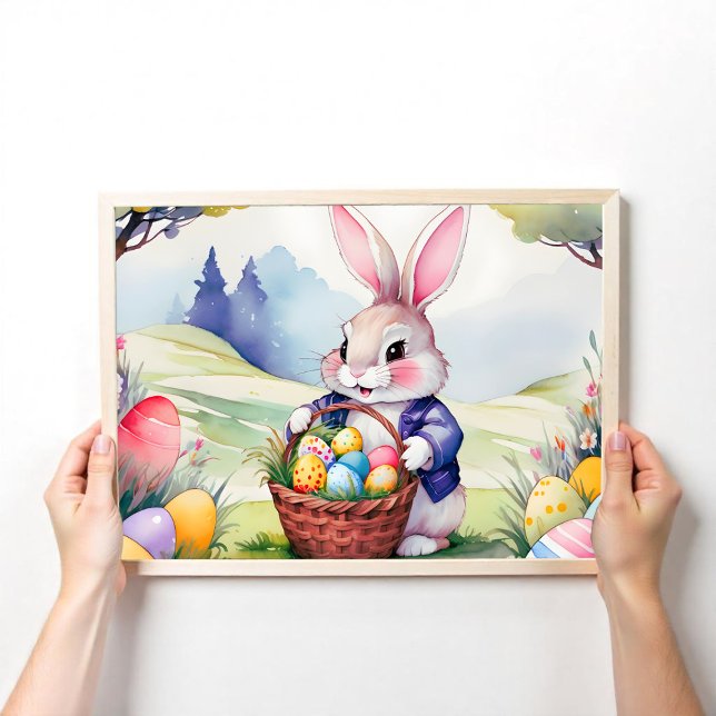 Happy little rabbit 1, Easter Poster (Creator Uploaded)