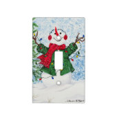 Happy Little Snowman - Light Switch Cover (Front)
