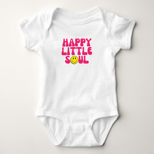 Happy little soul baby bodysuit (Front)