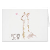 Happy Llama Loves You (Front Horizontal)