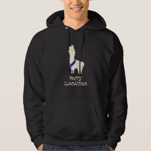Happy Llamakah Hanukkah Jewish Chanukah Hoodie