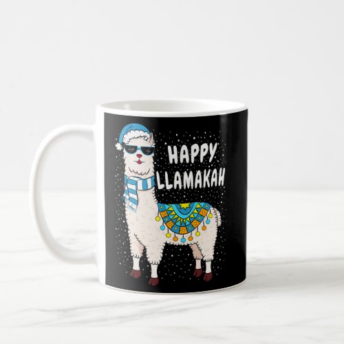 Happy Llamakah Llama Alpaca Chanukah Coffee Mug