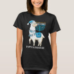 Happy Llamakkah Cute Jewish Llama Sunglasses Hanuk T-Shirt
