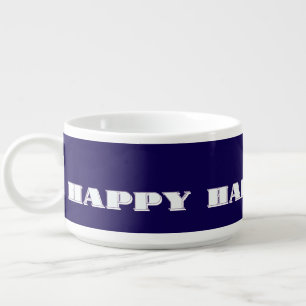 HAPPY Logo Dk Blue Bowl