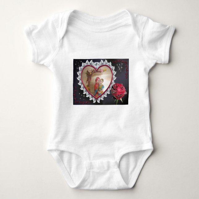 Happy Lovers day Baby Bodysuit (Front)