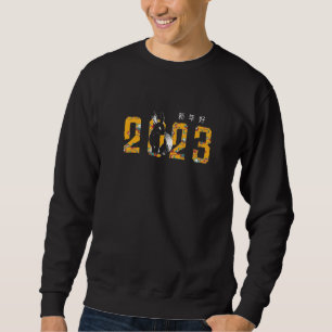 Happy Lunar New Year 2023 Cute Chinese Rabbit Deco Sweatshirt