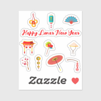 Happy Lunar New Year 2 Sticker