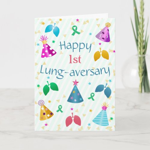 Happy Lung_aversary Green Stripe Custom Card