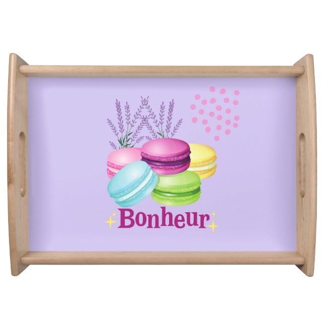 Happy Macarons Serving Tray (Front)