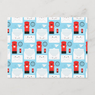 Happy Mail - Kawaii Post Postcard