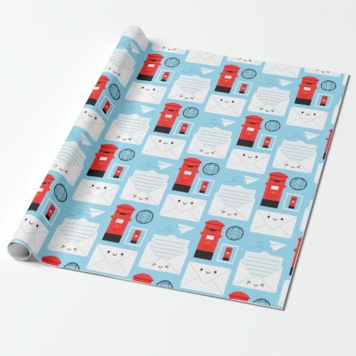 Happy Mail _ Kawaii Post Wrapping Paper
