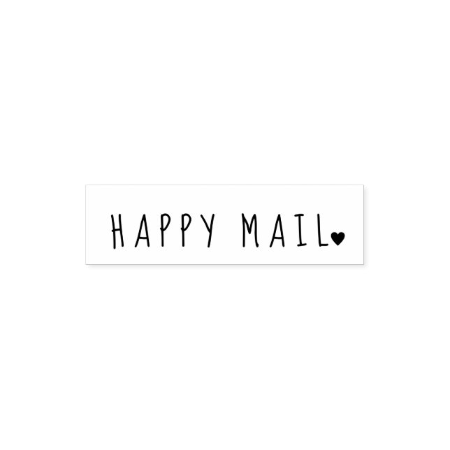 Happy Mail Self-inking Stamp (Design)