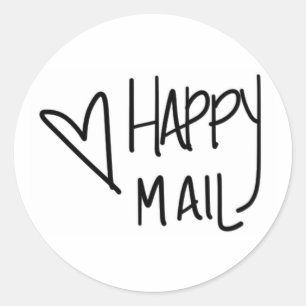 Happy mail sticker