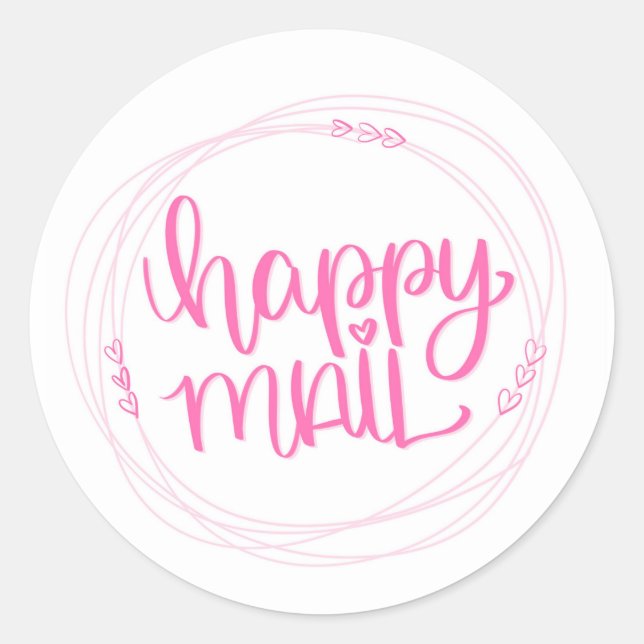 Happy Mail Stickers (Front)