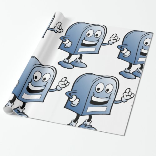 Happy Mailbox Wrapping Paper