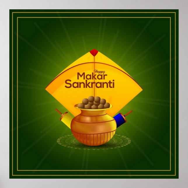 Happy Makar Sakranti Poster (Front)