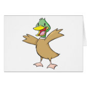 Happy Mallard Duck Smiling (Front Horizontal)