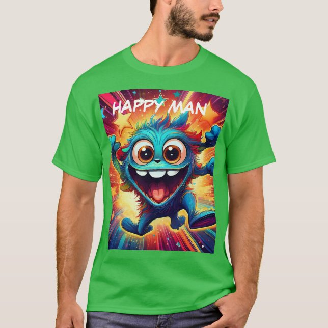 Happy man T-Shirt (Front)